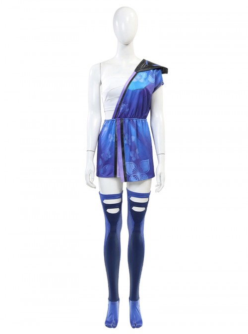 Game Marvel Rivals Psylocke Sai Halloween Cosplay Costume Set Without Shoes And Sword
