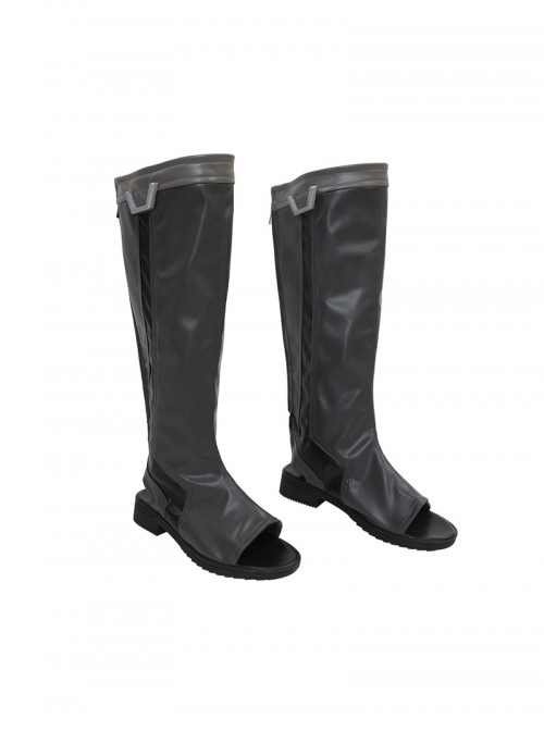 Game Marvel Rivals Psylocke Sai Halloween Cosplay Accessories Black Boots