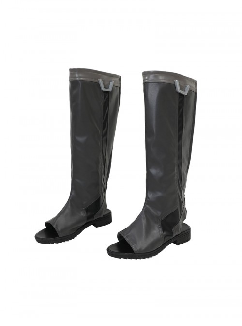 Game Marvel Rivals Psylocke Sai Halloween Cosplay Accessories Black Boots