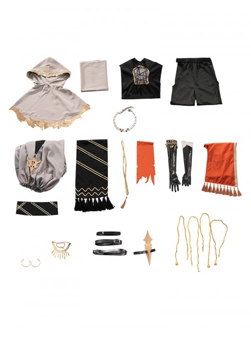 Game Identity V Mercenary Naib Subedar Official Cafe Fantasy World Halloween Cosplay Costume Set