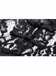 Black Lace Ruffled Retro Sexy Off Shoulder Gothic Style Trumpet Sleeves Cape