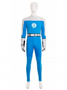 Movie The Fantastic Four First Steps Human Torch Bodysuit Halloween Cosplay Costume Set Without Shoes