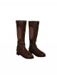 Game Where Winds Meet Jiang Yan Halloween Cosplay Accessories Brown Boots