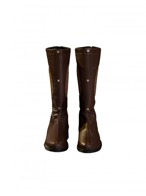 Game Where Winds Meet Jiang Yan Halloween Cosplay Accessories Brown Boots