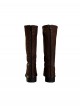 Game Where Winds Meet Jiang Yan Halloween Cosplay Accessories Brown Boots