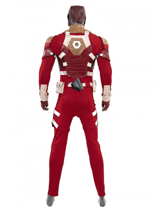 Thunderbolts Red Guardian Halloween Cosplay Costume Set Without Shoes And Props