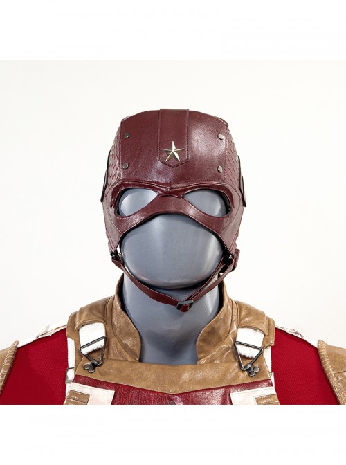 Thunderbolts Red Guardian Halloween Cosplay Costume Set Without Shoes And Props