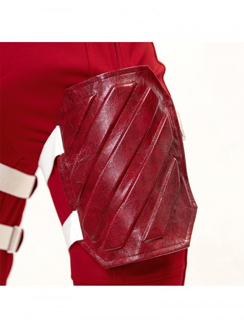Thunderbolts Red Guardian Halloween Cosplay Costume Set Without Shoes And Props