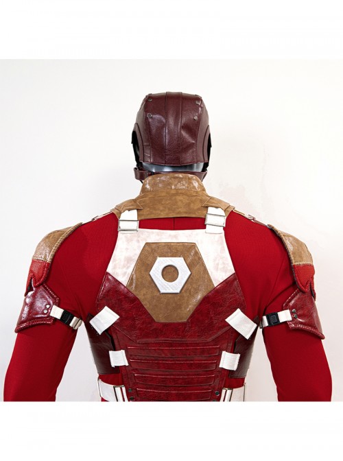Thunderbolts Red Guardian Halloween Cosplay Costume Set Without Shoes And Props