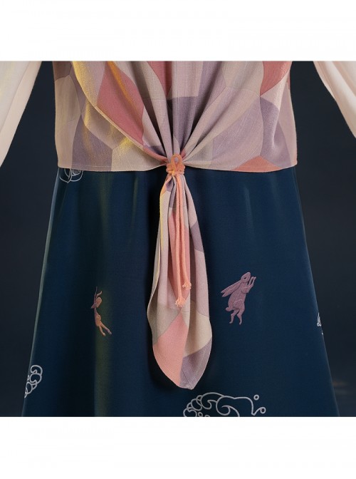 Game Where Winds Meet Red Line Halloween Cosplay Costume Set