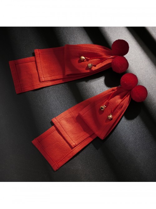 Game Where Winds Meet Red Line Halloween Cosplay Costume Set