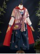 Game Where Winds Meet Red Line Halloween Cosplay Costume Set