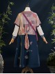 Game Where Winds Meet Red Line Halloween Cosplay Costume Set