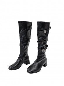 Movie Thunderbolts John Morley Ghost Halloween Cosplay Accessories Black Boots