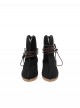 Game Where Winds Meet Young Master Halloween Cosplay Accessories Black Cloth Shoes