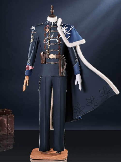 Game Identity V Conan Doyle Collaboration Jose Baden First Officer Inspector Lestrade Halloween Cosplay Costume Full Set