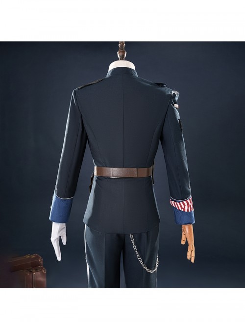 Game Identity V Conan Doyle Collaboration Jose Baden First Officer Inspector Lestrade Halloween Cosplay Costume Full Set