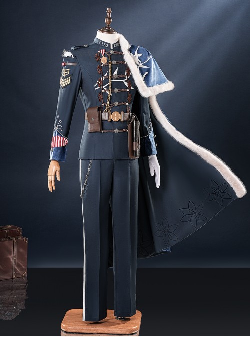 Game Identity V Conan Doyle Collaboration Jose Baden First Officer Inspector Lestrade Halloween Cosplay Costume Full Set
