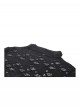 Black Decadent Irregular Holes Ribbon Decoration Punk Style Long Sleeves Top