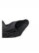 Black Unique Masked Design Punk Style High Collar Cloak