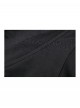 Black Unique Masked Design Punk Style High Collar Cloak