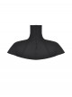 Black Unique Masked Design Punk Style High Collar Cloak