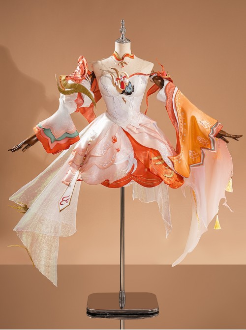 Game Honor Of Kings Xi Shi Lovesickness Valentine Day Limited Skin Halloween Cosplay Costume Set