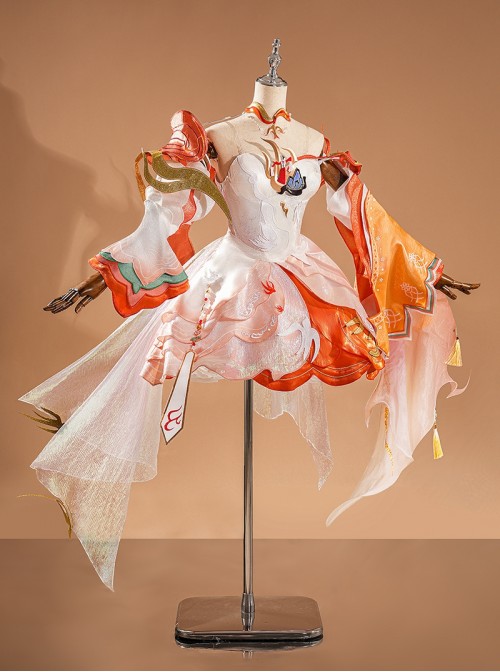 Game Honor Of Kings Xi Shi Lovesickness Valentine Day Limited Skin Halloween Cosplay Costume Set