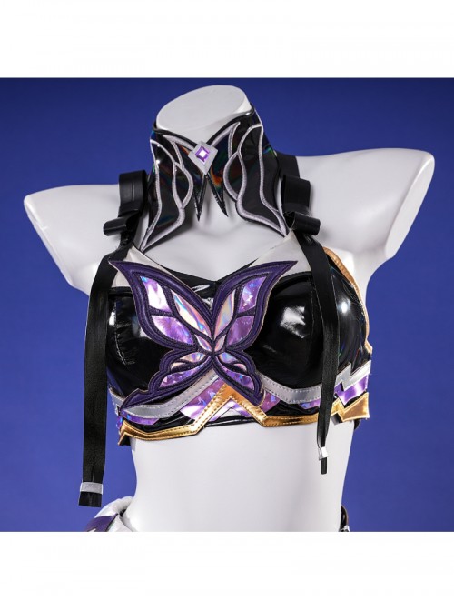 Game Honor Of Kings A Ke Butterfly Dance Skin Halloween Cosplay Costume Full Set