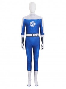 Movie The Fantastic Four First Steps Human Torch Bodysuit Halloween Cosplay Costume Set
