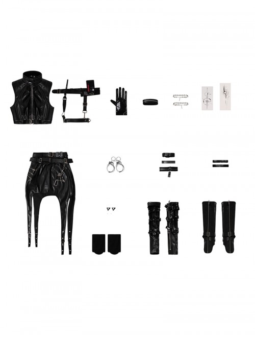 Game Love And Deepspace Player Controls Character Night's Companion Halloween Cosplay Costume Full Set