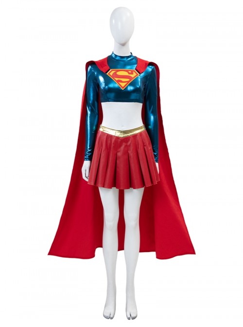 Movie Supergirl Woman Of Tomorrow Supergirl Trailer Version Halloween Cosplay Costume Set Without Shoes