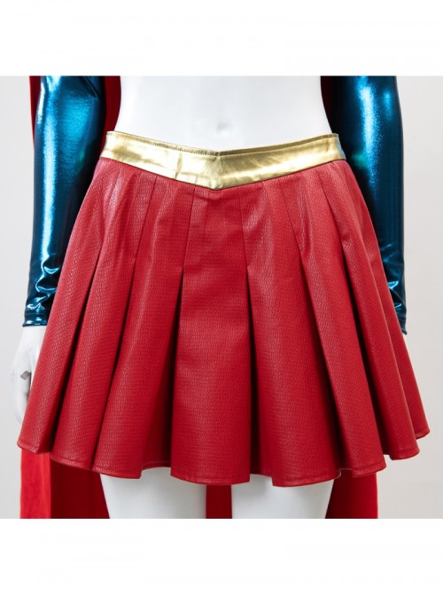Movie Supergirl Woman Of Tomorrow Supergirl Trailer Version Halloween Cosplay Costume Set Without Shoes