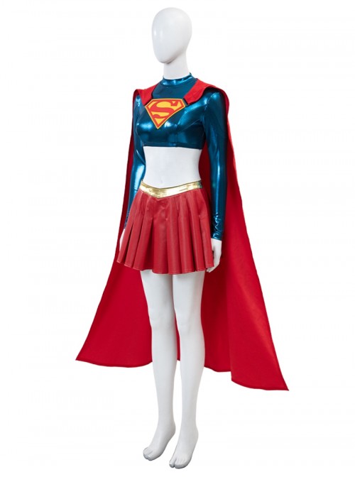 Movie Supergirl Woman Of Tomorrow Supergirl Trailer Version Halloween Cosplay Costume Set Without Shoes