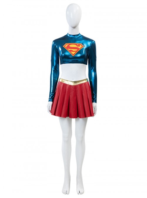 Movie Supergirl Woman Of Tomorrow Supergirl Trailer Version Halloween Cosplay Costume Set Without Shoes