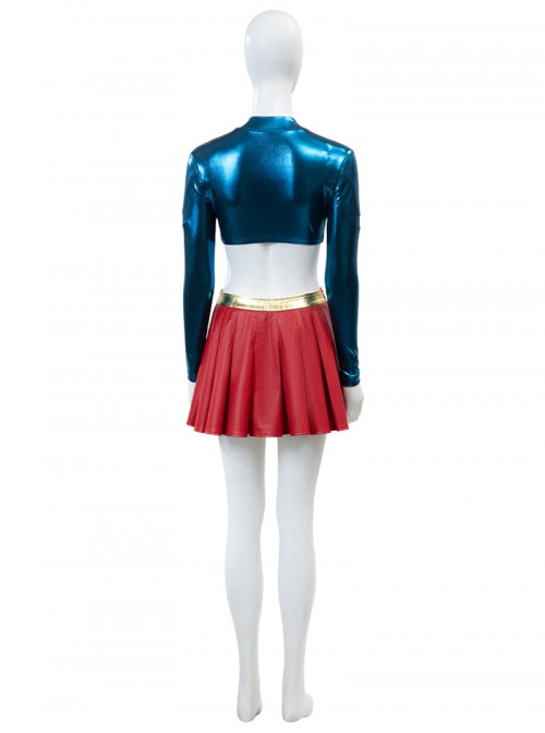 Movie Supergirl Woman Of Tomorrow Supergirl Trailer Version Halloween Cosplay Costume Set Without Shoes