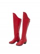 Movie Supergirl Woman Of Tomorrow Supergirl Trailer Version Halloween Cosplay Accessories Red High Heels Boots