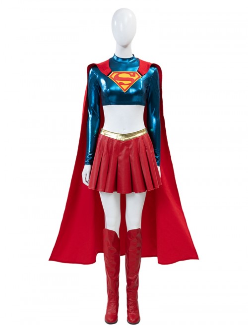 Movie Supergirl Woman Of Tomorrow Supergirl Trailer Version Halloween Cosplay Accessories Red High Heels Boots