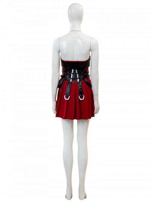 Game Marvel Rivals Little Red Riding Hood Psylocke Halloween Cosplay Costume Set Without Shoes