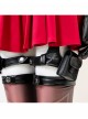 Game Marvel Rivals Little Red Riding Hood Psylocke Halloween Cosplay Costume Set Without Shoes