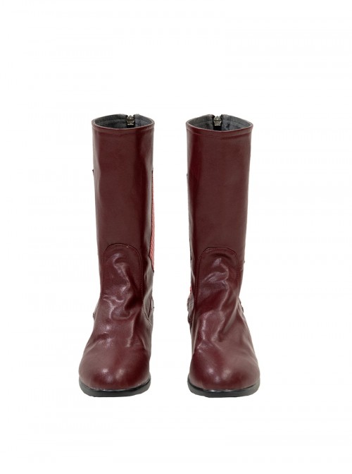Game Marvel Rivals Little Red Riding Hood Psylocke Halloween Cosplay Accessories Red High Heel Boots