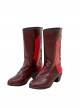 Game Marvel Rivals Little Red Riding Hood Psylocke Halloween Cosplay Accessories Red High Heel Boots