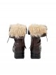 Game Marvel Rivals Squirrel Girl Halloween Cosplay Accessories Brown Plush Shoes
