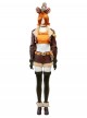 Game Marvel Rivals Squirrel Girl Halloween Cosplay Accessories Brown Plush Shoes
