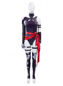 Game Marvel Rivals Psylocke Revenge Halloween Cosplay Costume Set Without Shoes