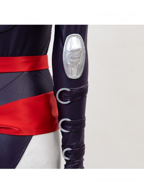Game Marvel Rivals Psylocke Revenge Halloween Cosplay Costume Set Without Shoes