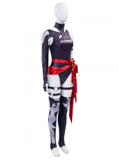 Game Marvel Rivals Psylocke Revenge Halloween Cosplay Costume Set Without Shoes