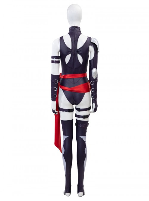 Game Marvel Rivals Psylocke Revenge Halloween Cosplay Costume Set Without Shoes