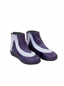 Game Marvel Rivals Psylocke Revenge Halloween Cosplay Accessories Purple Wedge Heel Shoes