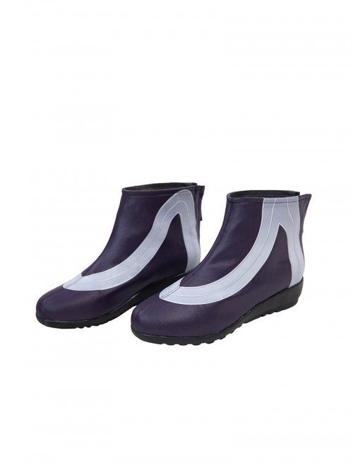 Game Marvel Rivals Psylocke Revenge Halloween Cosplay Accessories Purple Wedge Heel Shoes